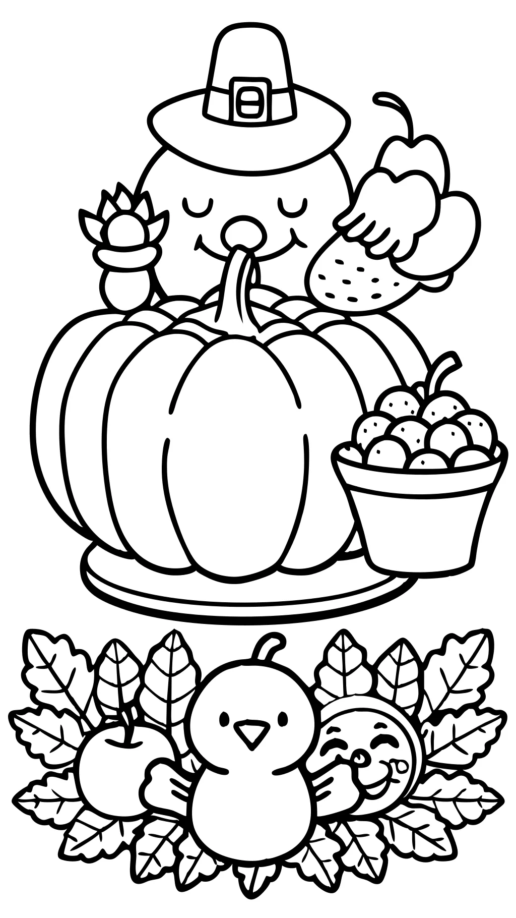 printable happy thanksgiving coloring pages